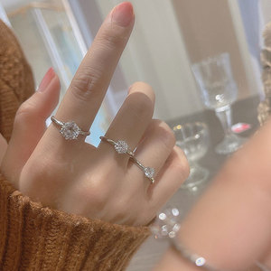 OEM gioielli moda mano S925 in argento Sterling gioielli da sposa <span class=keywords><strong>fedi</strong></span> nuziali - Product Image 2