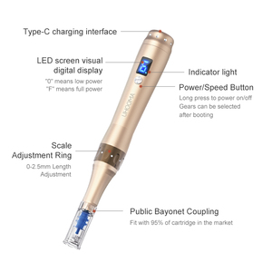 F7S Dr. Penna Professionale per Microaghi Regolabile Anti-Rughe per la Cura del Viso Dispositivo di Bellezza Wireless - Product Image 5