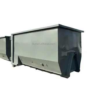 New Hook Lift Bin Roll on Roll off Dumpster for Industrial Recycling for Manufacturing Plants Farms Solid Waste Collection