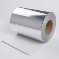 Film aluminisé PET argent mat pour papier autocollant adhésif pneu étiquette de pneu usine de Chine