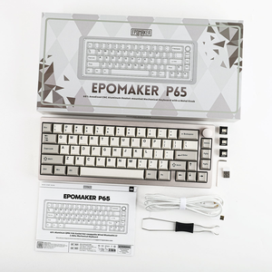 Clavier de jeu mécanique EPOMAKER P65, montage Gasket, disposition compacte 65%, sans fil tri-mode, touches PBT RGB à échange à chaud pour <span class=keywords><strong>PC</strong></span> Mac - Product Image 6