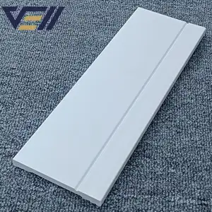 High Quality Water Proof Polystyrene Flooring Led Baseboard Lighting Accessories Trims Molding Reducer Transitions Skirting