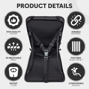Sac de voyage pliable portable, chaise, valise, chariot, siège pour bébé, bagage à main avec siège pour enfants - Product Image 4