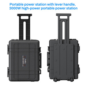 เครื่องกำเนิดไฟฟ้าพลังงานแสงอาทิตย์ 3000W ชาร์จไฟด้วยพลังงานแสงอาทิตย์ สำหรับตั้งแคมป์กลางแจ้ง แบตเตอรี่ลิเธียมแบบชาร์จซ้ำได้ 110V 220V สถานีไฟฟ้าพกพา - Product Image 2