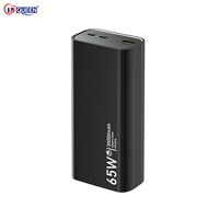 Chargeur de téléphone portable portable M-QUEEN à logo personnalisé, PD65W, haute capacité, 30000 mAh, charge rapide, garantie de 24 mois, ultra fin