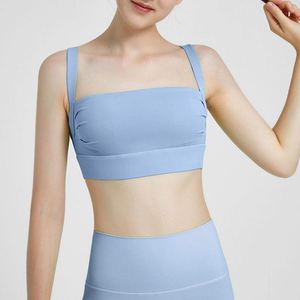 Sujetador deportivo transpirable y a prueba de golpes para mujer con diseño de espalda hermosa y chaleco desmontable para yoga y running - Product Image 3