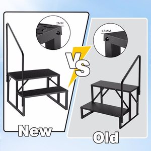 Escalera para Piscina de Alta Resistencia, 660 Libras, con Pasamanos, para Uso en Casas Móviles - Product Image 3