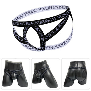 Nouveau produit transfrontalier : Sous-vêtement string pour <span class=keywords><strong>homme</strong></span>, respirant, <span class=keywords><strong>sexy</strong></span>, en nylon et coton, antibactérien, sculptant le corps, Shantou - Product Image 4