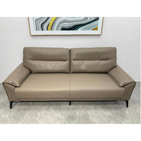 Ensemble de canapés de bureau en cuir PU, design modulaire, trois places, éponge haute densité, écologique, moderne, pour la maison, le bureau, l'hôtel, le salon
