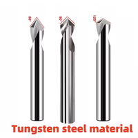 Haute Précision HSS Métal Cutter Carbure Alliage Outil De Fraisage Clé Seater Routeur Bit 1PCS 2-Flûte HRC55 Forets Centraux En Aluminium