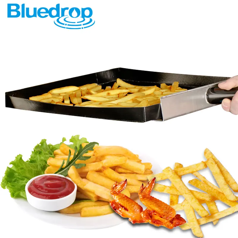 Bluedrop – panier en maille PTFE sur mesure, panier à grille-pain antiadhésif, panier solide pour four rapide