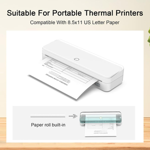 8.5 "nhiệt <span class=keywords><strong>fax</strong></span> giấy cuộn nhanh chóng-khô rõ ràng hơn chất lượng in ấn A4 nhiệt giấy cuộn - Product Image 4