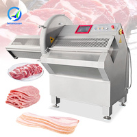 Machine à trancher la viande industrielle OCEAN pour steak, lanière de porc, et tranches de bacon – Électrique – En promotion