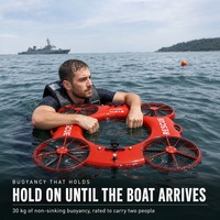 Bouée de sauvetage télécommandée à réponse rapide, bateau de sauvetage volant RC avec caméra HD, aile volante, GPS Beidou, mode double, drone de sauvetage aquatique