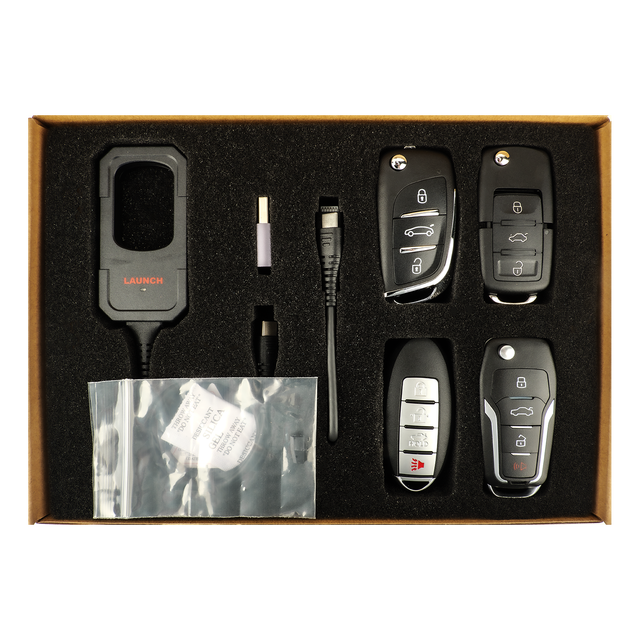 Launch X431 Bi-directional Control Car Key Programmer 4 Universal Keys Remote Maker Immobilier Tool Compatible With X431 IMMO