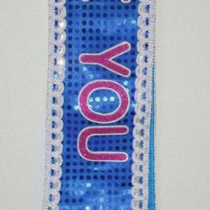 Écharpe en satin personnalisée avec logo pour future mariée, anniversaire, concours de beauté, fête - Product Image 5