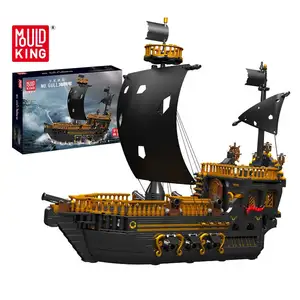 Tiktok-Mould King 13083, barco pirata de gaviota, modelo de barco, juegos de MOC, bloques de construcción, juguetes educativos para niños, regalo para niños