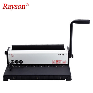 Máquina Encuadernadora de Alambre Doble para Calendarios Rayson TD-<span class=keywords><strong>13</strong></span>, Paso 3:1, de Fábrica - Product Image 2