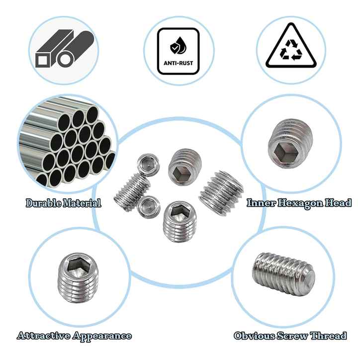 Viti E Dadi Esagonali Inox 100 Viti Esagonali 2-56 In Acciaio Inox 18-8, Per Modellismo E Piccole Riparazioni Numero C 62 - Foto 10