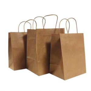 Bolsas de Papel Kraft Marrón con Logotipo Personalizable, Económicas y Ecológicas, Bolsas de Compra de Papel Kraft - Product Image 3