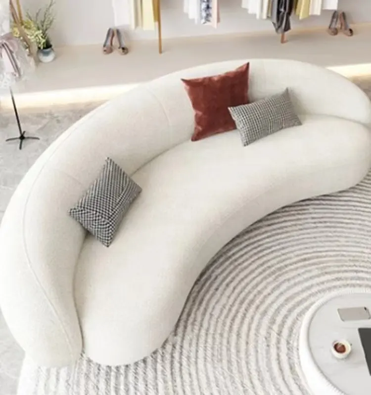 Minimalismo Estilo Couchs Sala Mobiliário Personalizado Assento Apertado Moderno Moda Design Sofás Para Casa
