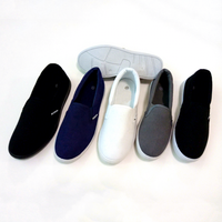 Nouvelle mode bas prix chaussures de toile d'injection unisexe glisser sur les chaussures hommes casual chaussures