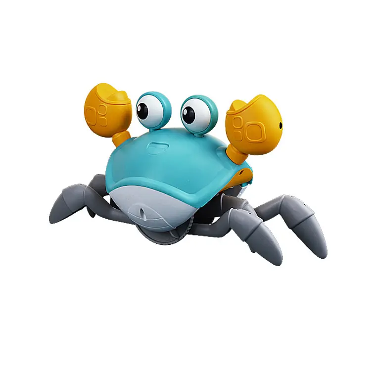 Jouet crabe Induction évasion jouets électriques pour enfants Rechargeable musique lumineuse nouveauté