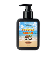 Lotion de bronzage vegan biologique gel autobronzant pour intérieur et extérieur crème accélératrice de bronzage corporel pour lit de soleil