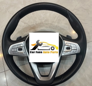 Volante de Cuero de <span class=keywords><strong>Segunda</strong></span> <span class=keywords><strong>Mano</strong></span> de Buena Calidad para <span class=keywords><strong>BMW</strong></span> <span class=keywords><strong>Serie</strong></span> 7 G12, Ensamblaje de Volante Modificado y Mejorado - Product Image 1