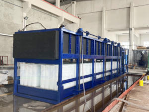 <span class=keywords><strong>Machine</strong></span> à glace refroidie à l'eau de bloc de fabricant de capacité de production de glace quotidienne de 15 tonnes - Product Image 3