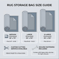 Sacs de rangement robustes pour tapis, sacs en plastique transparents pour emballage professionnel, protection pour déménagement et expédition de tapis, personnalisables OEM, directement de l'usine