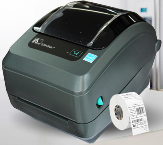99% New Zebra GK420D Mini High-Speed Barcode Direct Thermal Printer Used