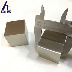 Harga terbaik besar W Blok 2 inci 2.5 kg tungsten kubus untuk koleksi