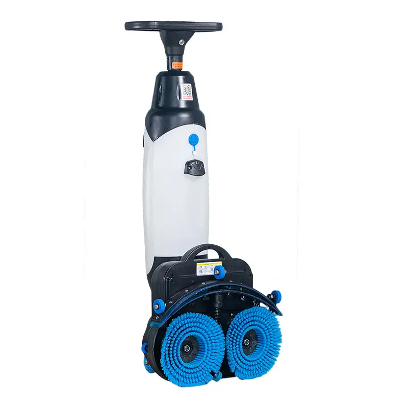 KUER KR-XS430 17" Plastic Hotel Floor Sweeper Cordless Rechargeable Lithium Battery Commercial Floor Scrubber Machine