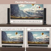 Barre de son Samtronic SM-1807 avec caisson de basses, stéréo 3D, 50W, 4 haut-parleurs, télécommande, montage mural, lecteur de disque U