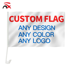 <span class=keywords><strong>Bandera</strong></span> de ventana de coche, Logo personalizado, sublimación en blanco, con poste para Decoración - Product Image 1
