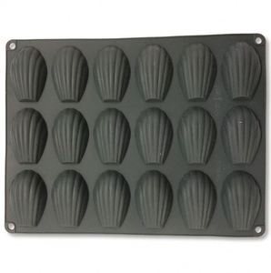 Moule à madeleines en silicone alimentaire, résistant à la chaleur, pour 18 madeleines, idéal pour la cuisson au four - Product Image 6