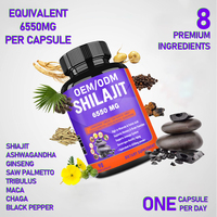 OEM riche en acide humique et types de minéraux de l'Himalaya améliorer la force des hommes Capsule Shilajit