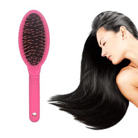 Ensemble d'outils de coiffure pour lisser les cheveux - Comprend une brosse ronde pour boucler les cheveux avec fonction de massage à coussin d'air et un peigne