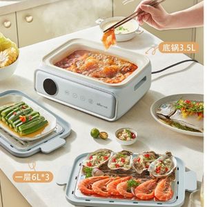 Olla de Vapor Eléctrica Bear DZG-P20W7 de Tres Niveles, Gran Capacidad, Multifuncional, para Cocinar al Vapor en Casa - Product Image 2