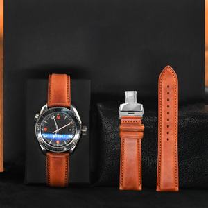 Correa de Reloj BESSERON de Cuero de Primera Capa con Hebilla de Piel, Relojes de Moda de Cuero Encerado de Alta Gama CN GUA - Product Image 2