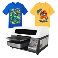 Imprimante textile DTG à jet d'encre entièrement automatique format A3, modèle le plus récent, tête Dx11 pour impression directe sur vêtements, encre textile haute vitesse