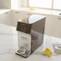 Dispensador de agua de escritorio de plástico eléctrico Puretal, pantalla táctil automática, sistema de filtro doméstico, agua fría y caliente, uso doméstico