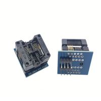 3 Buah Soket Adaptor SOP16 + SOP8 Ke DIP8 150mil 200mil 208mil untuk EZP 2010 EZP2013 EZP2019 RT809F RT809H CH 341A TL866 Programmer