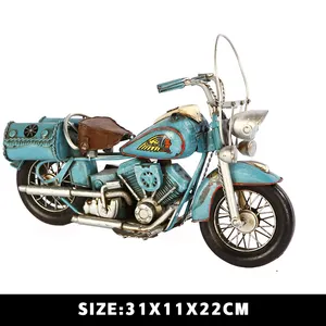 חם מכירה בגודל גדול אופנוע עתיק דגם יד קישוטי מלאכה ברזל אופנוע מתכת ריהוט עבודת יד או מתנות