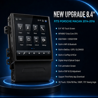 Écran Android 13 de 8,4 pouces, 8 cœurs, 8+128 Go pour Porsche Macan 2014-2016, système de navigation GPS vidéo pour voiture avec Carplay Android Auto Audio