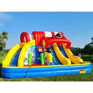 Castillo Inflable Unisex <span class=keywords><strong>con</strong></span> Tobogán y <span class=keywords><strong>Piscina</strong></span> de Agua para Juegos Acuáticos de Verano en el Patio Trasero - Product Image 4