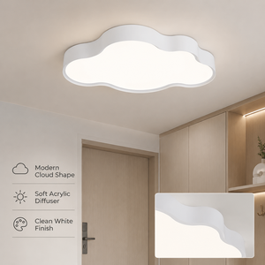 Modern Acrylic Iron <b>Ceiling</b> <b>Light</b> <b>Remote</b> Dimmable Tri Color Surface Mount Indoor Home Decoration For Bedroom Living Room - Product Image 2