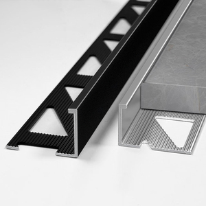 Profilé d'angle décoratif en <span class=keywords><strong>aluminium</strong></span> chromé en forme de L pour carrelage, 8mm, 10mm, 12mm, 20mm, pour usine OEM - Product Image 5