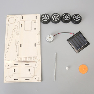Kit de Coche Solar para Armar, Modelo de Carreras para Autoensamblar, Manualidad Educativa Científica para Estudiantes de Primaria y Secundaria - Product Image 3
